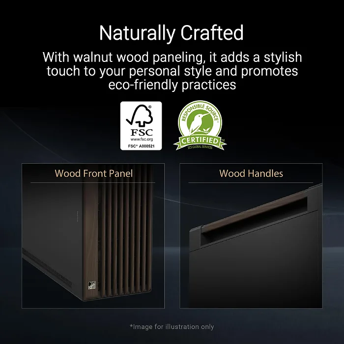 ASUS-PROART PA602 WALNUT WOOD TGPWM BLACK