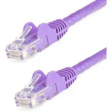 STARTECH STC N6PATCH6PL — StarTech.com Cat6 Patch Cable - 6 ft Category 6 Network Cable for Network Device, Workstation, Hub - First End: 1 x RJ-45 Network - Male - Second End: 1 x RJ-45 Network - Male - 10 Gbit/s - Patch Cable - Gold Plated Connector - CMG - 24 AWG - Purple - 1 Each