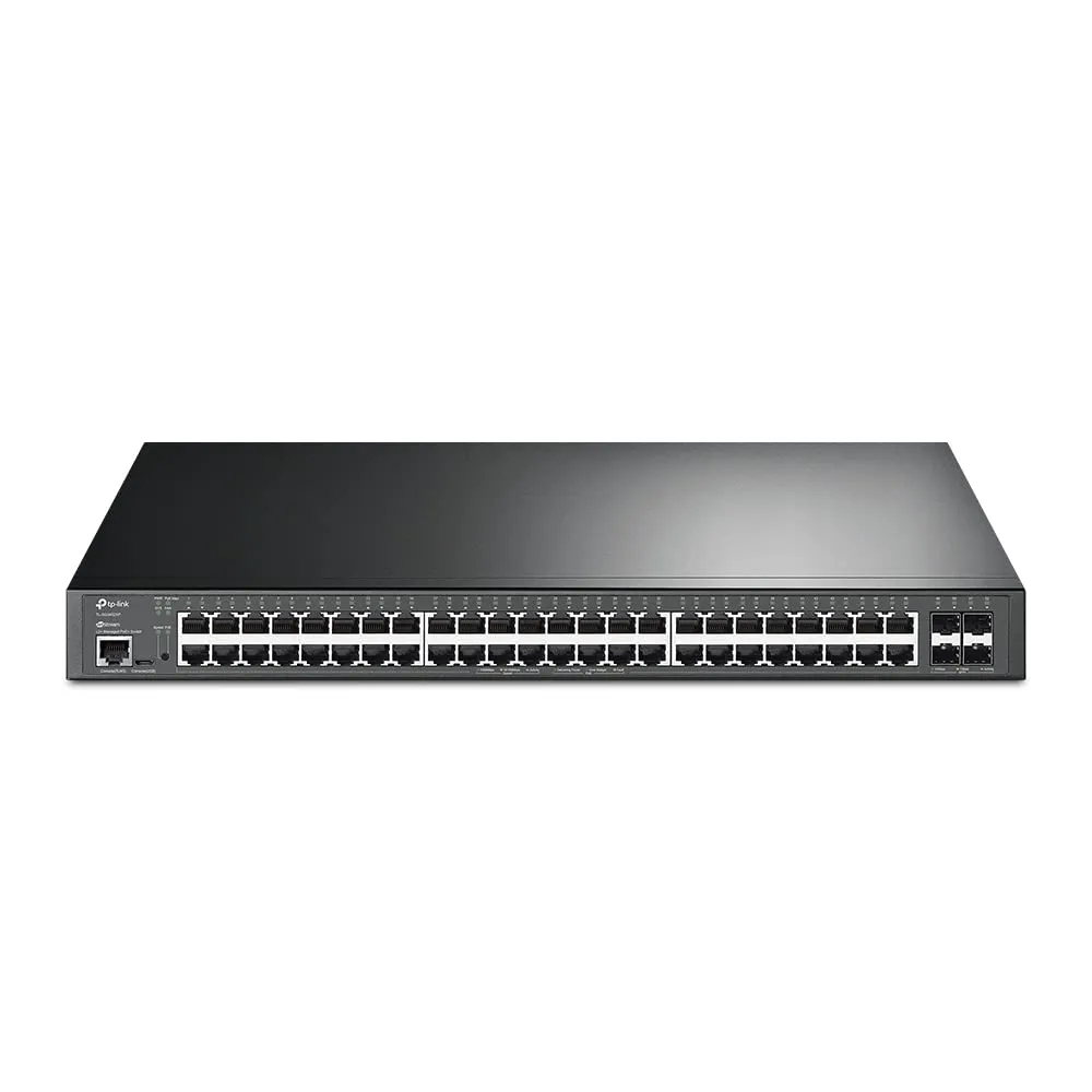 TPLINK SG3452XP — JETSTREAM 48-PORT GIGABIT AND 4-PORT 10GE SFP+ L2+ MANAGED SWITCH WITH 48-PORT P