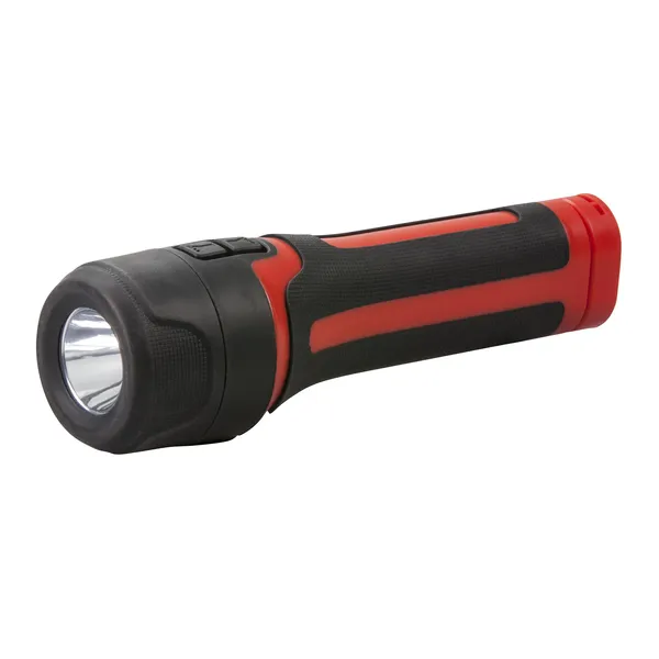 LIFE+GEAR DCY BA3860634RED — Life+Gear Stormproof Path Light - 150 lm Lumen - 4 x AA - Battery, USB - Water Proof, Impact Resistant, Weather Resistant, Slip Resistant - Black, Red - 1 Each