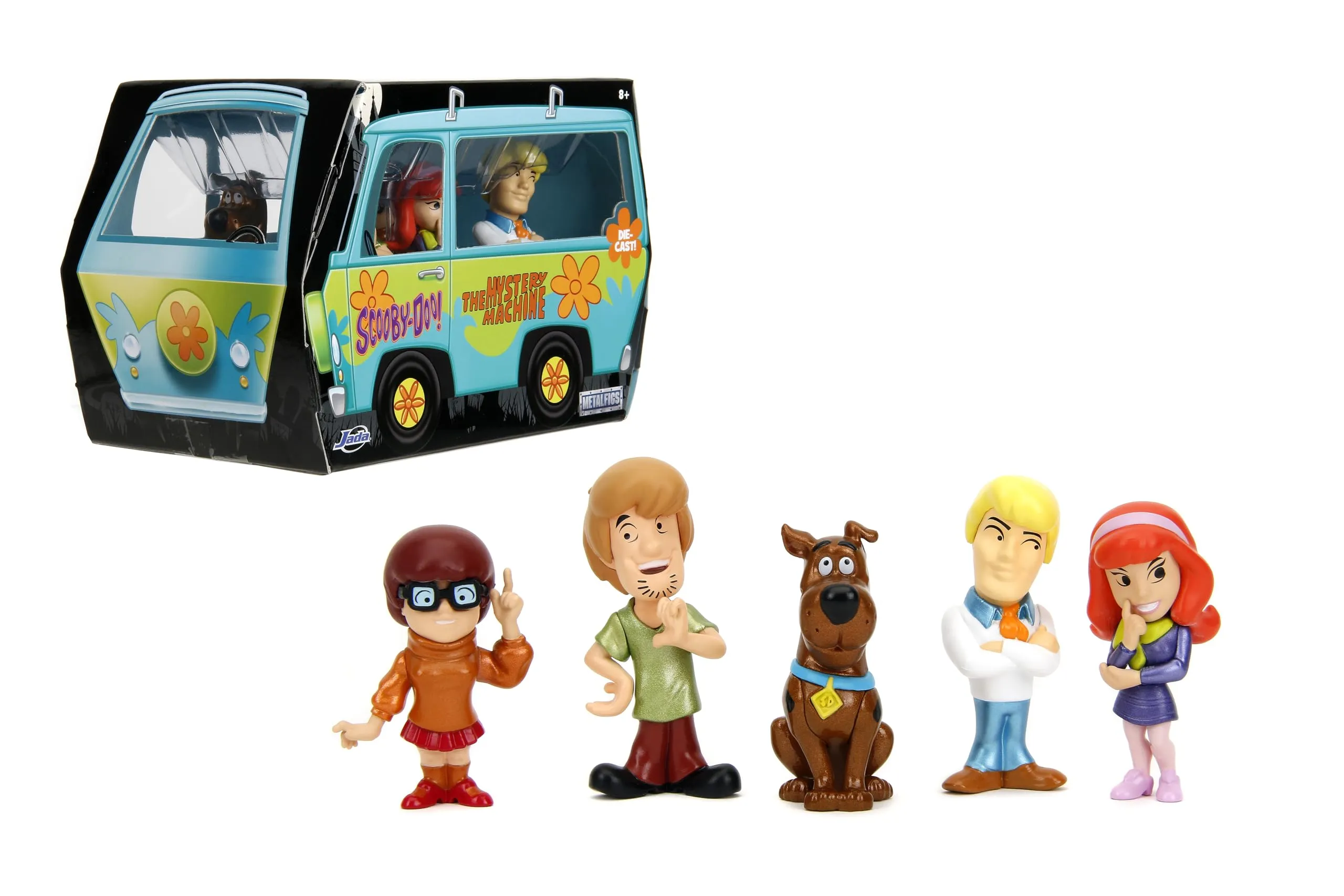 Jada Toys 35877 — Set of 5 Diecast Figures "Scooby-Doo" TV Series "Metalfigs" Series Diecast Models by Jada