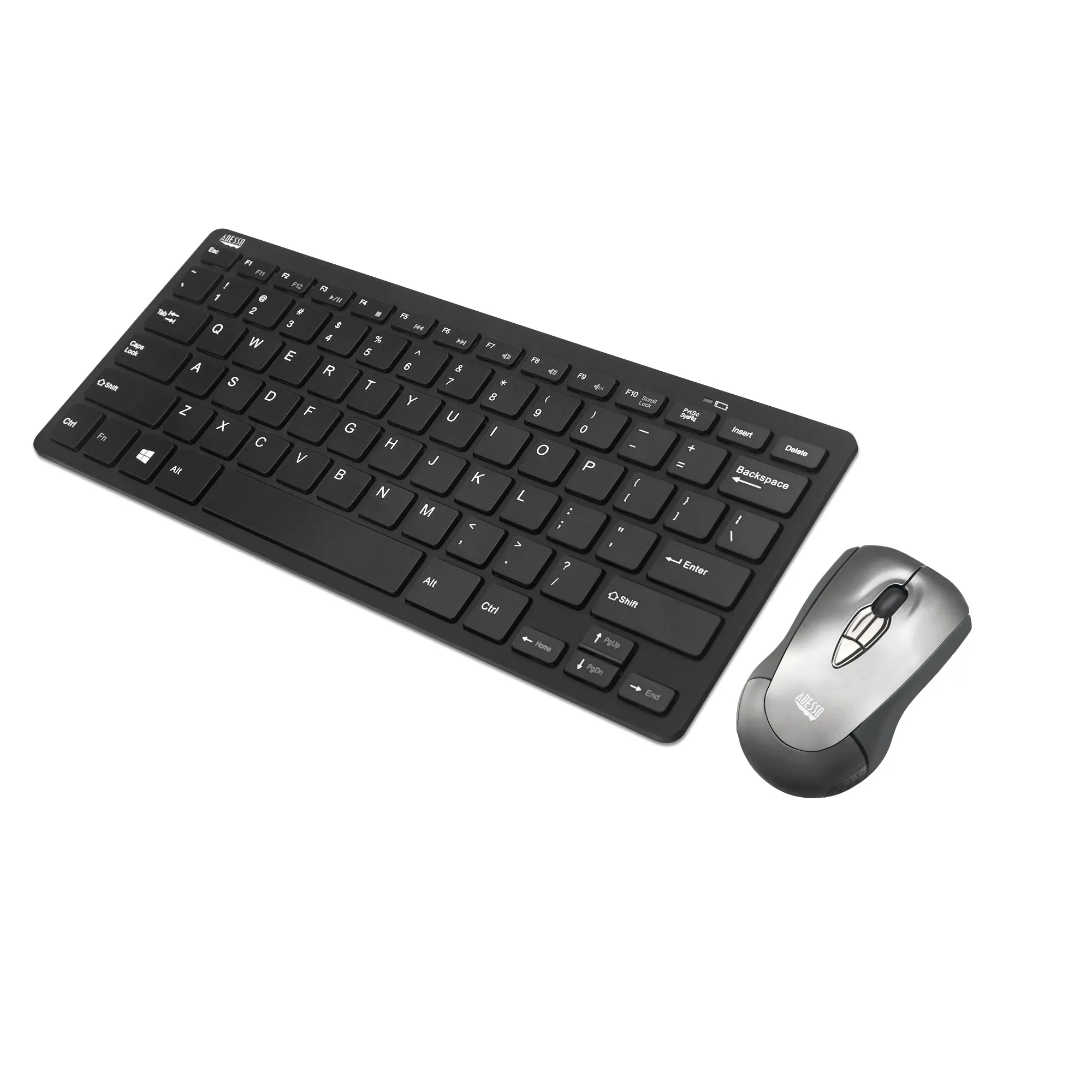 Adesso WKB-5100CB — Adesso Air Mouse Mobile With Compact Keyboard | SKU KB-W5100CB