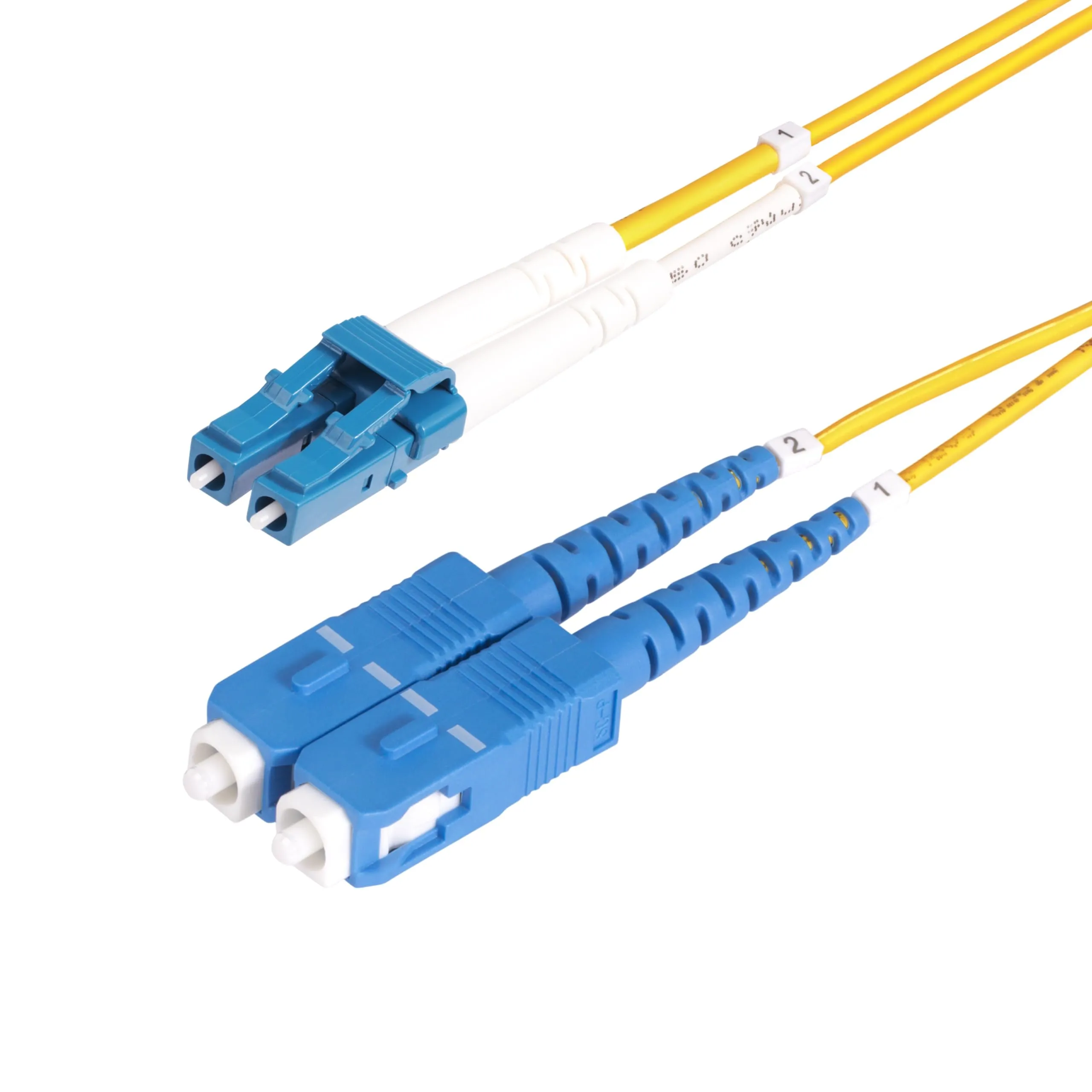 STARTECH SMLCSC-OS2-8M — LC/SC-UPC OS2 SINGLE MODE FIBER CABLE SUPPORTS 100G NETWORKS AND CWDM; 9/125UM C