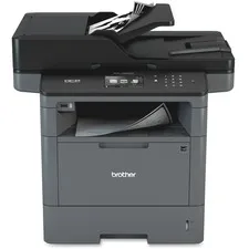 Brother BRT DCPL5650DN — Brother DCP-L5650DN Laser Multifunction Printer - Monochrome - Copier/Printer/Scanner - 42 ppm Mono Print - 1200 x 1200 dpi Print - Automatic Duplex Print - Up to 50000 Pages Monthly - 300 sheets Input - Color Scanner - 1200 dpi Optical Scan - Ethernet - USB - For Plain Paper Print - 1 Each