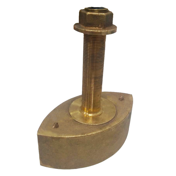 SI-TEX CB131H600 — Echonautics Bronze Stem Thru-Hull High-Frequency CHIRP Transducer - 600W & 130 - 210kHz