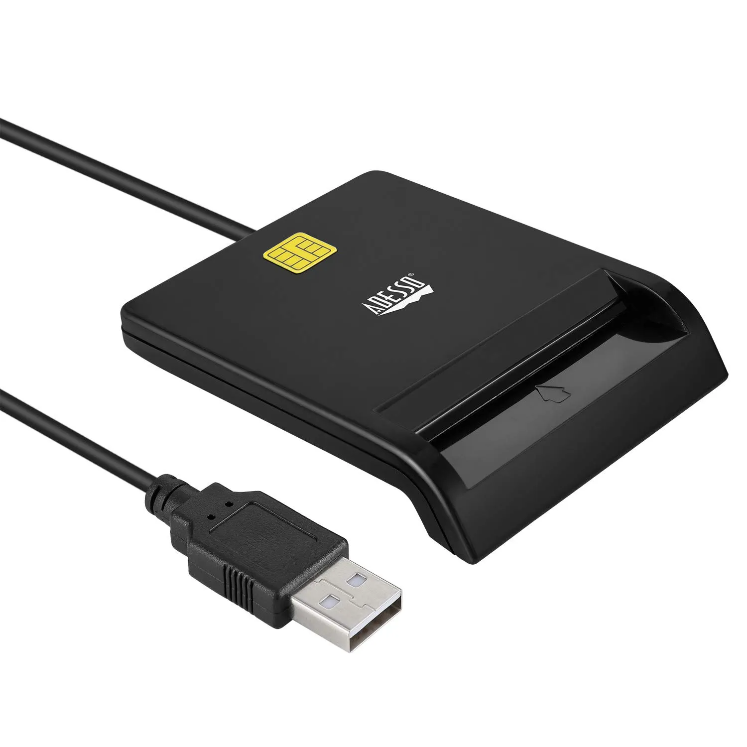 Adesso SCR-100 — ADESSO TAA CAC USB SMART CARD READER, SUPPORTS MICROSOFT SMART CARD FOR WINDOWS