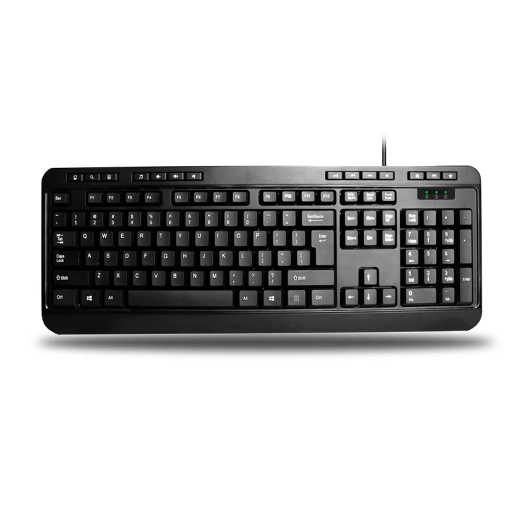 Adesso AKB-132UB — Adesso Multimedia Keyboard USB | SKU KB-132UB