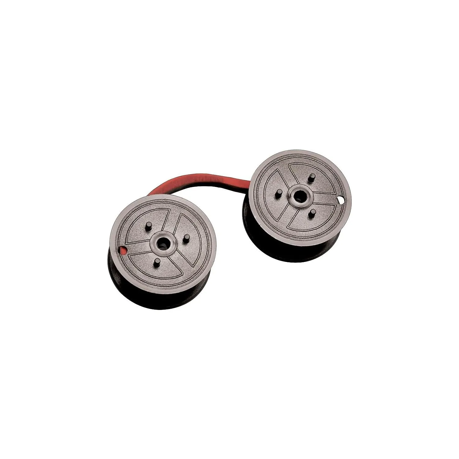 DATA PRD DPS R3027 — CIG R3027 Thermal Transfer Ribbon Unisys 19-2076-891 - Black, Red - 1 Each - Universal Calculator Spool - C-Wind, Red/Black