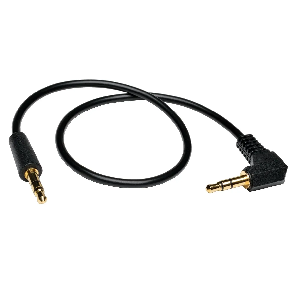 Eaton Tripplite P312-006-RA — Tripp Lite 6ft 3.5mm Mini Stereo Audio Cable with One Right Angle Plug M/M