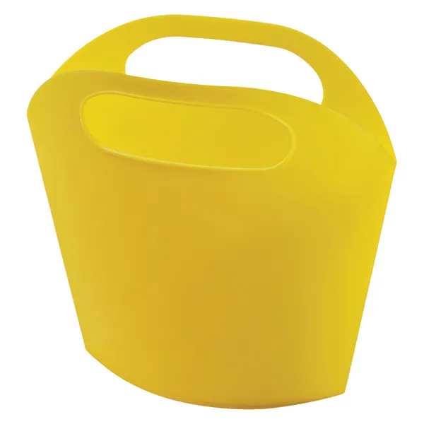 DEFLECTO DEF 39501YEL — Deflecto Antimicrobial Kids Mini Tote Yellow - External Dimensions: 8" Width x 5.4" Depth x 2" Height - Plastic - Yellow - For Art Supplies, Crayon - 1 Each