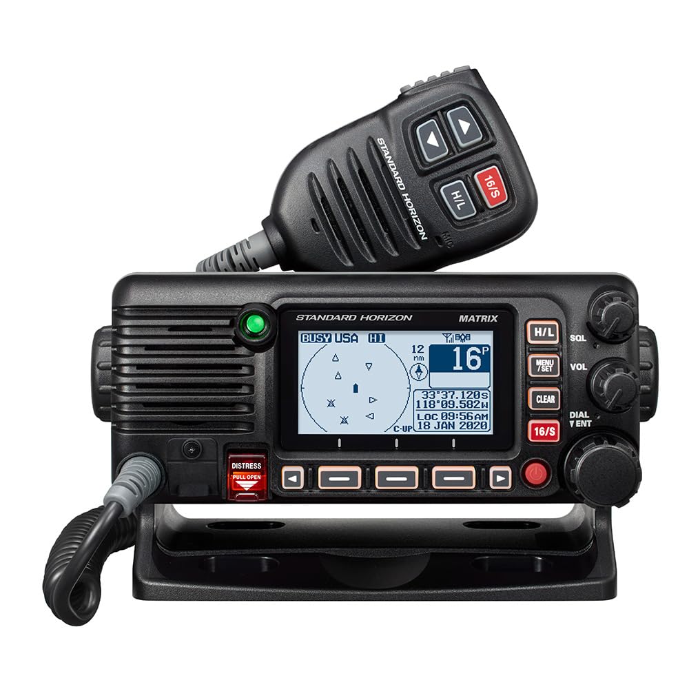 Standard GX2410GPS — Standard Matrix AIS/GPS Black 25W Fixed Mount VHF NMEA2000