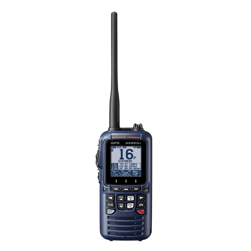 Standard HX891BTNB — Standard HX891BTNB Handheld VHF 6W Class H DSC GPS Bluetooth - Navy Blue