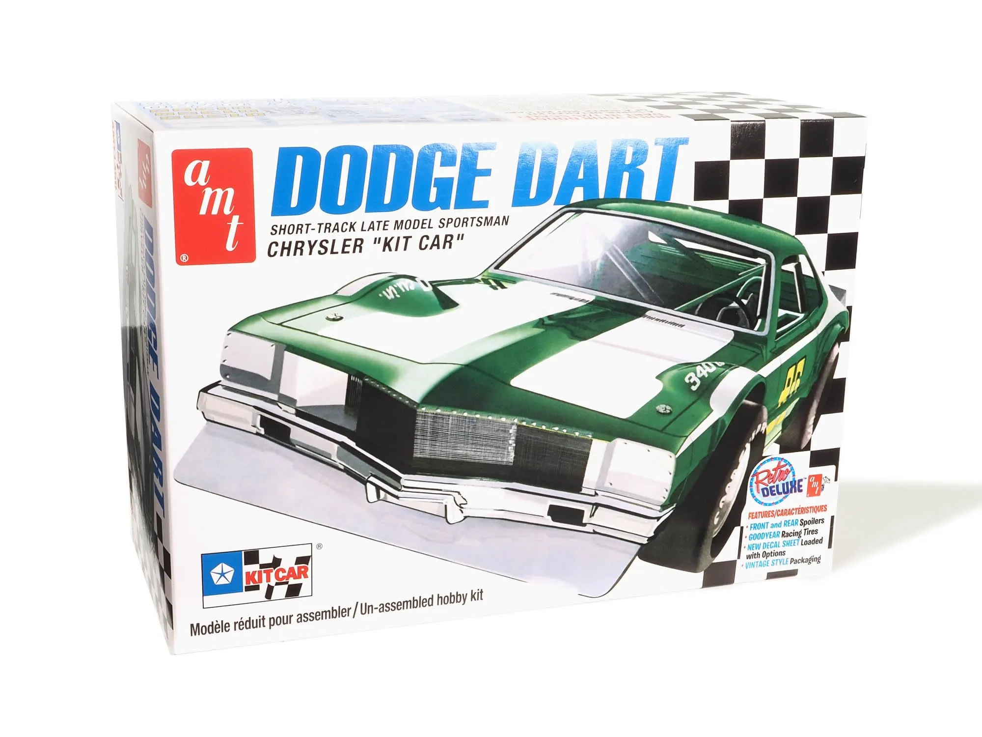 AMT AMT1450 — Skill 2 Model Kit Dodge Dart Sportsman Short Track "Kit Car" 1/25 Scale Model by AMT