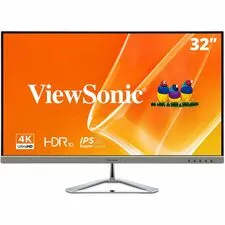 VIEWSONIC VX3276-4K-MHD — 32IN(31.5INVIEWABLE) 4K UHD MONITOR WITH A STYLISH ULTRA-SLIM FRAMELESS DESIGN,3