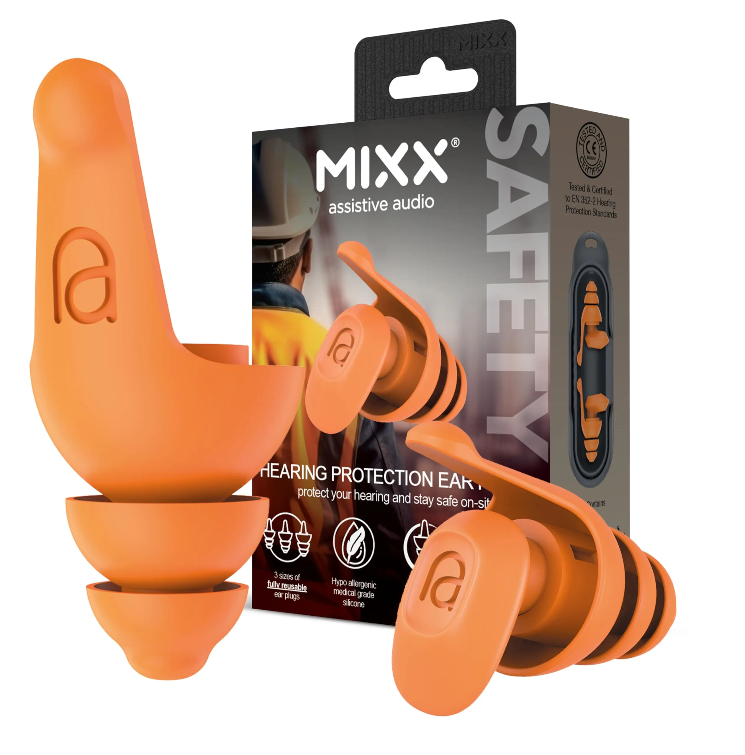 MIXX(R) USAA-WRK-NP-497 — SAFETY CERT HEAR EAR PLUG