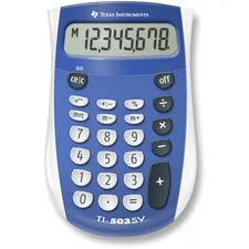 Texas Instruments TI-503PLUS — TEXAS TI-503SV 8 DIGIT