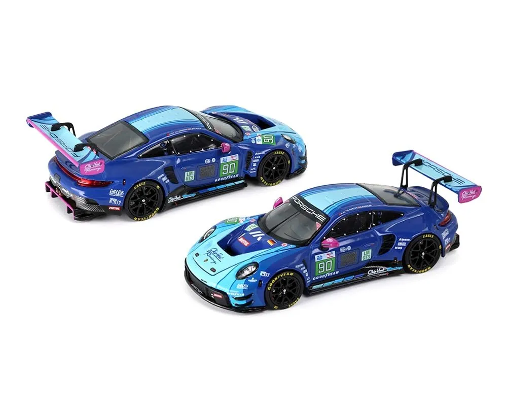 Trends Hobby 241084-I — Porsche 911 GT3 R (992) #90 Antares Au - Klaus Bachler - Loek Hartog "Manthey" "24 Hours of Le Mans" (2024) 1/64 Diecast Model Car by Trends Hobby